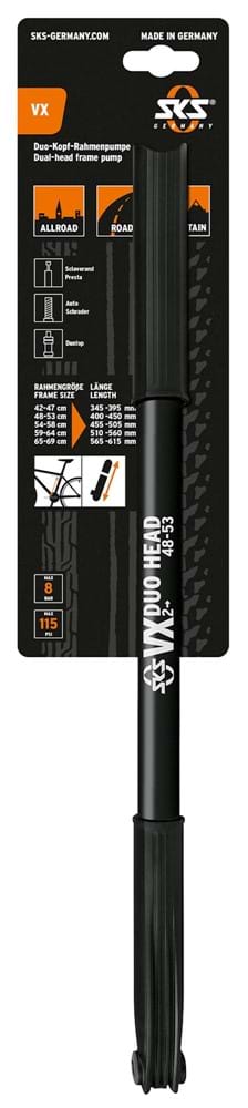 VX 2 400-450mm AV/FV/DV 6 bar/ 87 psi
