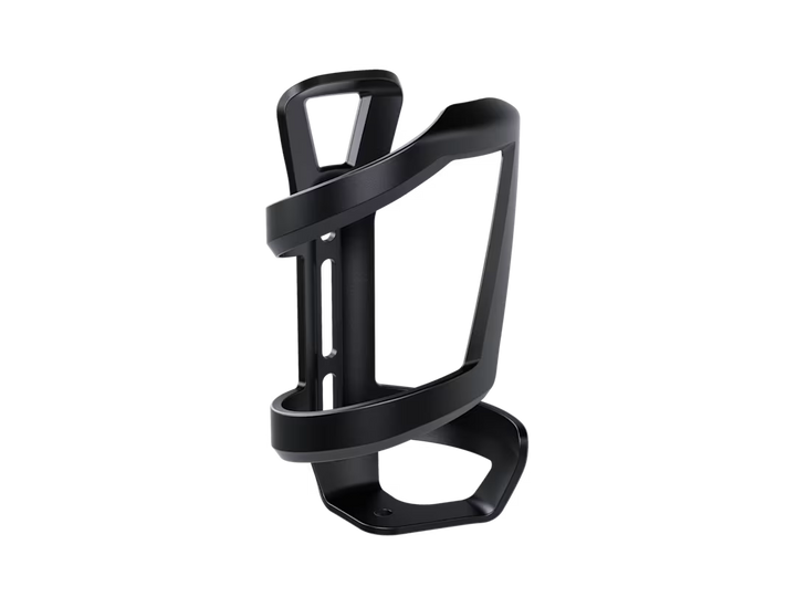 Holder, Trek. Adgang fra højre side. Genanvendt plast. Mat, sort